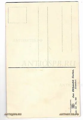 Открытка старинная "Aus Rübezahls Garten". Нач. ХХ века. №44